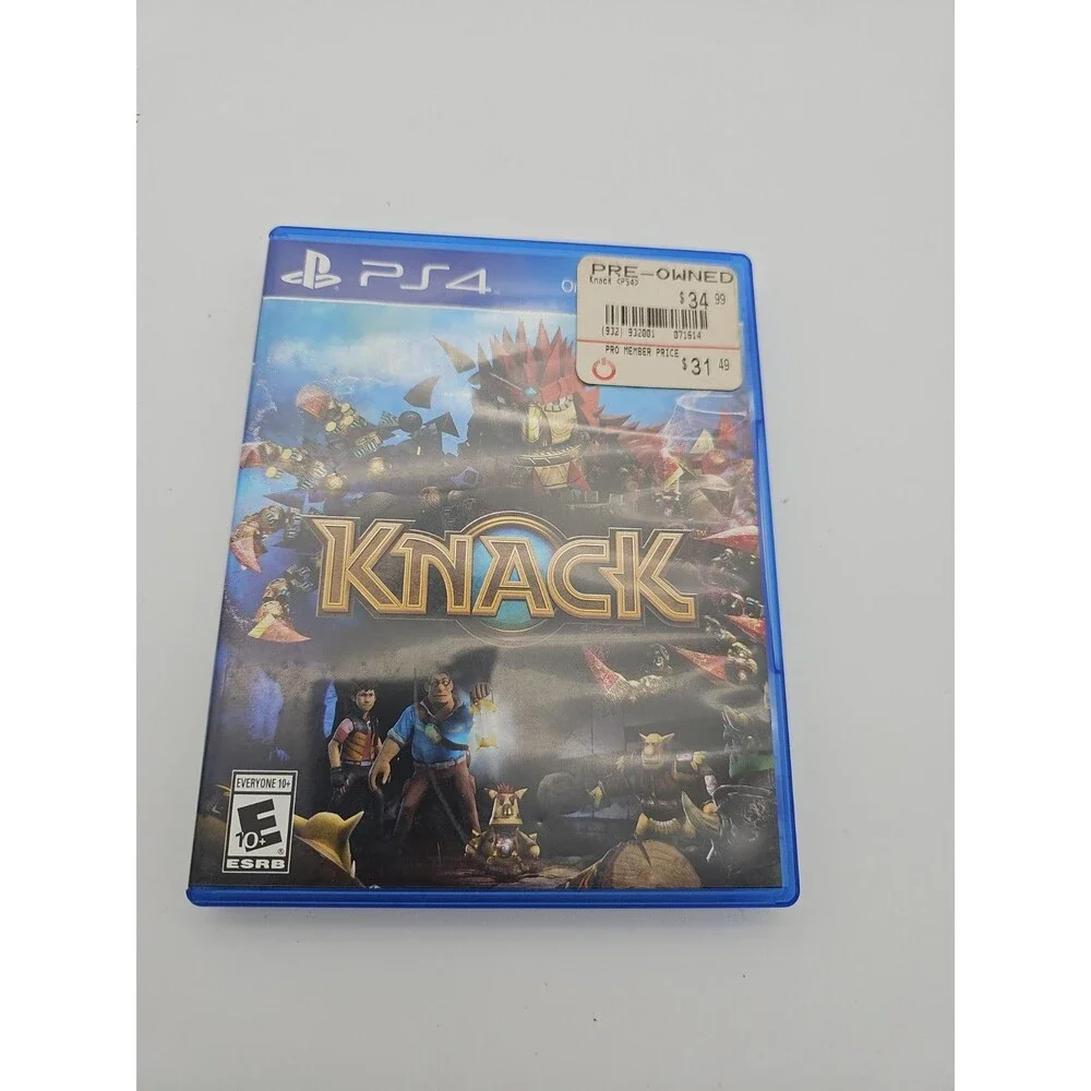 Knack Video Game For Sony PlayStation 4 Ps4 Open Box EUC FREE SHIP